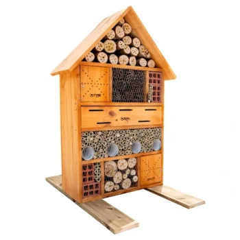 Hôtel à insectes géant en bois – 119 x 79 x 39 cm