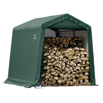 Abri de jardin souple vert en toile imperméable 5,76m² ShelterLogic