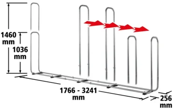 Range-bûches modulable WOLFCRAFT Réglable 2dimensions – xxl