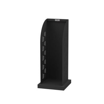 Range-bûches essentiel noir Rbv95e13 l.39 x H.95 cm