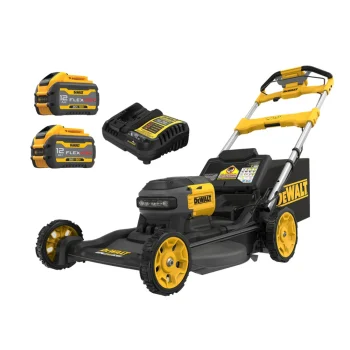Tondeuse à gazon autopropulsée sans fil DeWalt DCMWSP700Y2 FLEXVOLT 2x60V MAX 21 po avec (2) batteries 4,0 Ah et chargeurs