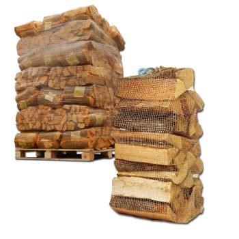 Palette 40 filets de bûches 25kg – Mélange Bois dur 30cm